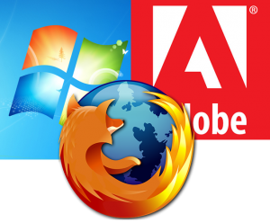 Windows, Adobe, Firefox
